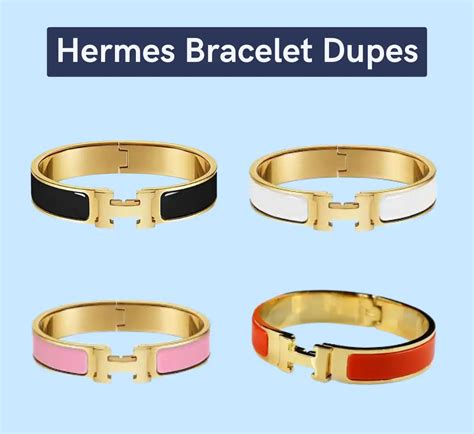 dupe bracelet hermes|hermes inspired h bracelets.